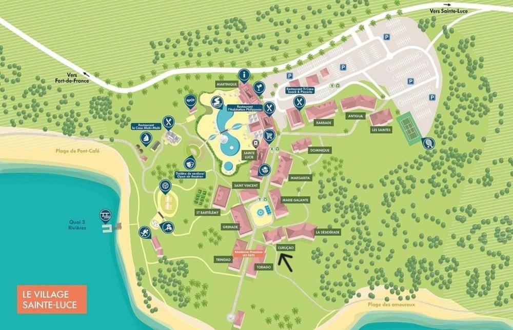 Ti Cocotier Appartement Vue Mer 2 A 6 Personnes Village Pierre Et Vacances Сент-Люс Экстерьер фото